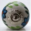 Handpainted Indian Ceramic Knob