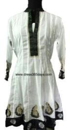 Stylish Anarkali Style Kurta with Silken Border