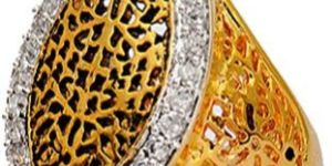 Simple Look with Gold Plated Ring for Women