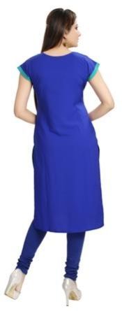 Womens Crepe Long Kurti