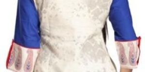 White Designer Short Tunic Top