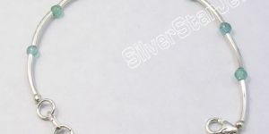 Pipes APATITE BEADS BRACELET