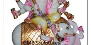 Marble Pratima of Manibhadra Vir