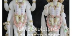 Marble Satya Narayana Bhagwan Pair