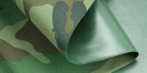 PU Coated Waterproof Camouflage Fabric for Rainwear