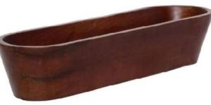 Wooden Bread Serving Basket