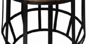 Wooden & Metal Coffee Table