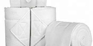White Polar Fleece Bandages Set
