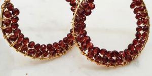 Garnet Hoops