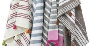 Yarn Dyed Handmade Fouta Tunisia Cotton Beach Throws