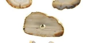 Marble Agate Knob Pull
