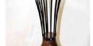 Wooden Iron Combination Side Table