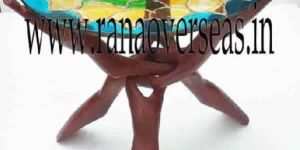 Wooden Three Leg Side Table