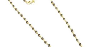 Smokey Heart Shape CZ Charm Necklace