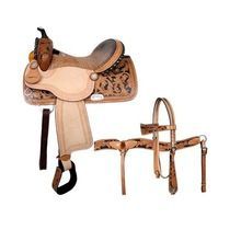 WESTERN SADDLE ON BEST INDIAN LEATHER