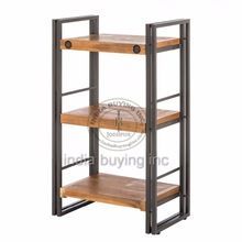 Wooden Iron Book Shelve