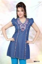 Denium Fancy Cotton LADIES KURTIS
