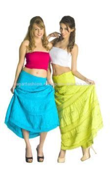 Woman Colorful Skirt