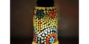 Handmade Bell Mosaic Glass Lamp