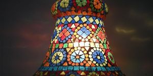 Unique Mosaic Glass Moroccan Ceiling Glass Lamps