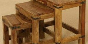 Sheesham Wood Jali Nest of Table
