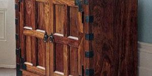 Sheesham Wood Jali Range Cupboard