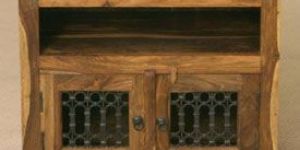 Sheesham Wood Jali Range TV DVD Stand