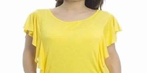 Womens Fashion Plain Round Neck T-Shirts