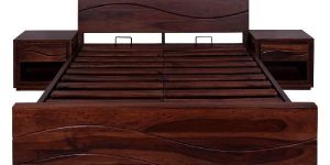 MORVIYA KING BED WITH HYDRAULIC STORAGE