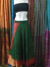 SILK WRAP SKIRT CUM DRESS