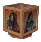 Handicraft Look New Gemstone Pen Holder