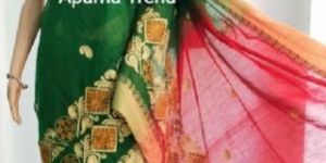 Handloom Cotton Embroidery Saree