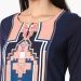 W Geometric Printed Asymmetrical Kurti