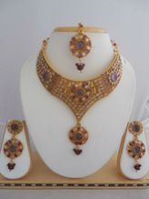 Indian Polki Necklace Set
