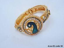 Latest Peacock Diamond Kada