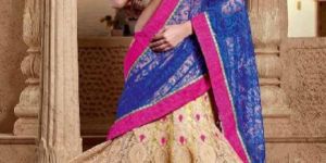 Net Lehenga Saree (PT-198)