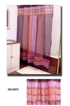 Embroidered Shower Curtain