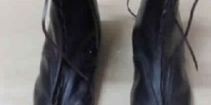 Viking Leather Boots Black