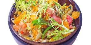 Wooden Salad Fruits Snacks Bowl