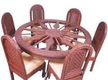 Ethnic Teak Wood Dining Set