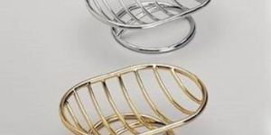 Gold Plated Weir Soap Dish