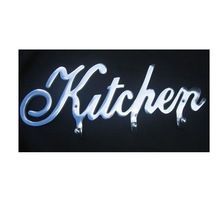 Metal Kitchen Alphabetic Shiny Hangers