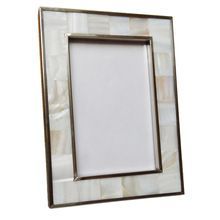 Mother of Pearl Inlaid MOP Seashell Picture Photo Frame