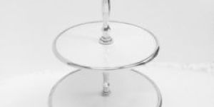 Round Shape 2 Tier Metal Cake Stand