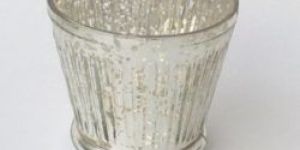 Silver Mercury Glass T-lite holder