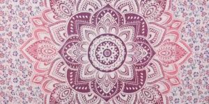 Indian Ombre King Mandala Tapestry