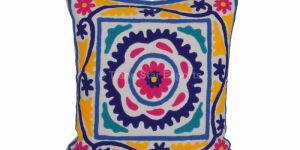 Indian Suzani Emroidery Cushion Cover