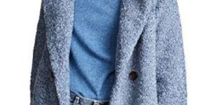 Women Dusty Blue Peacoat