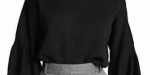 Women Puff Sleeve Sweater