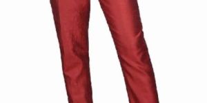 PLAIN DUPION SILK TROUSER